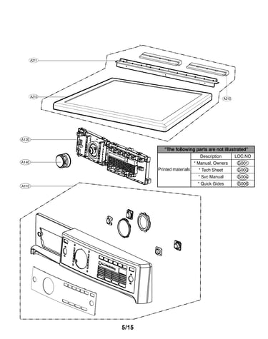 Control panel parts