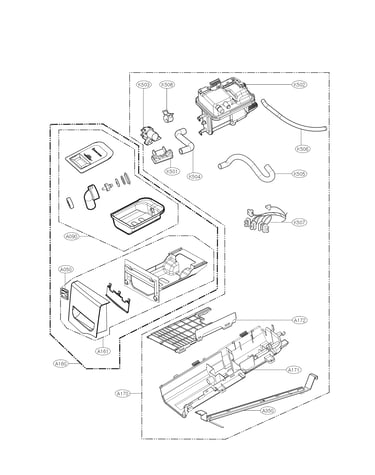 Panel drawer parts