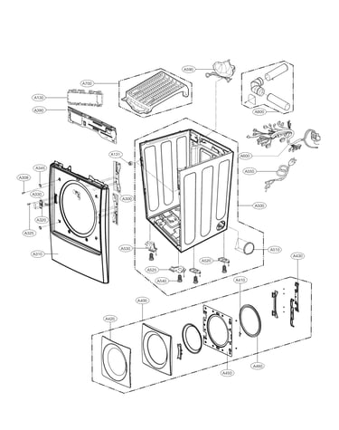 Cabinet and door parts