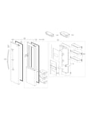 Refrigerator door parts