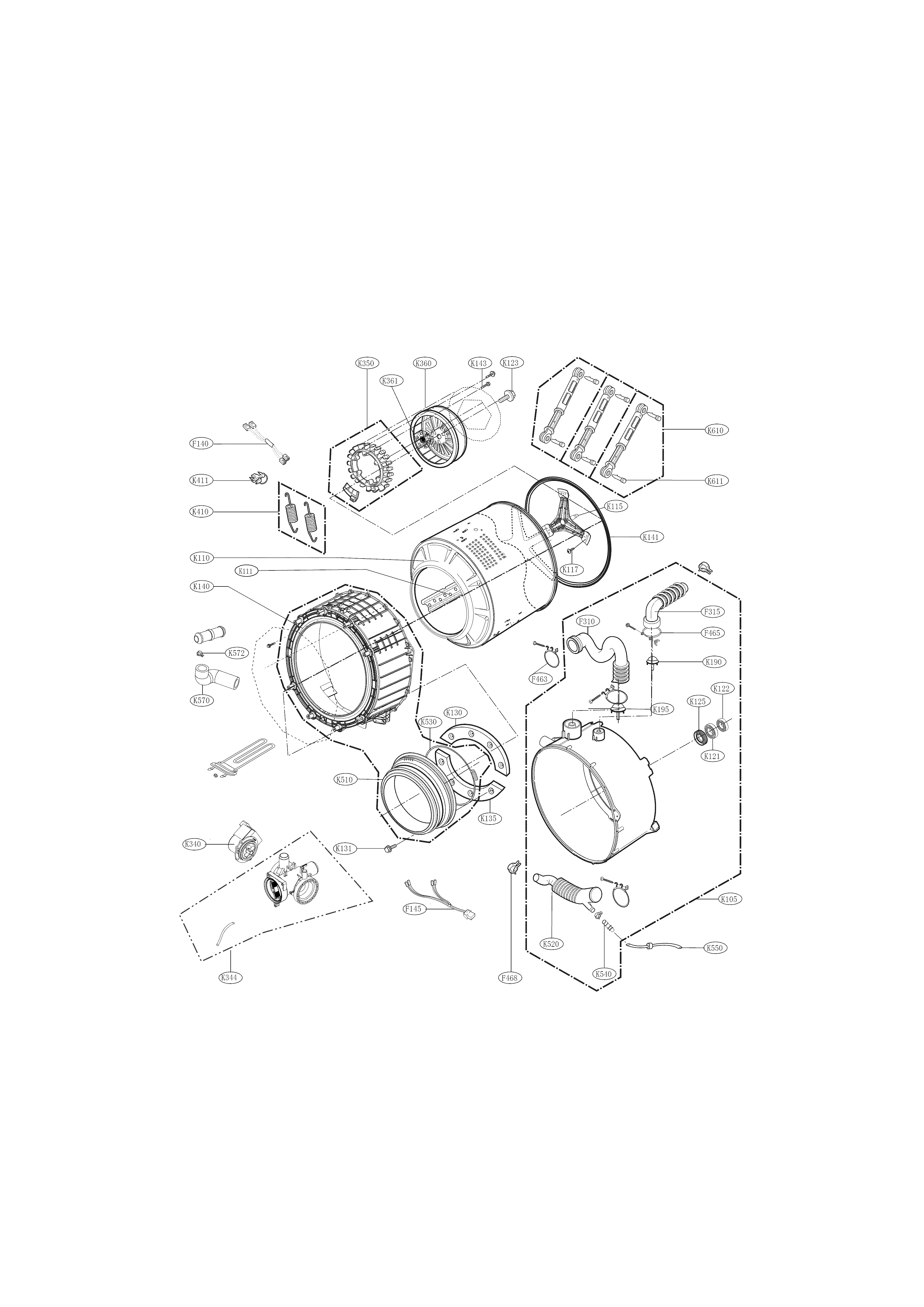Drum and tub parts