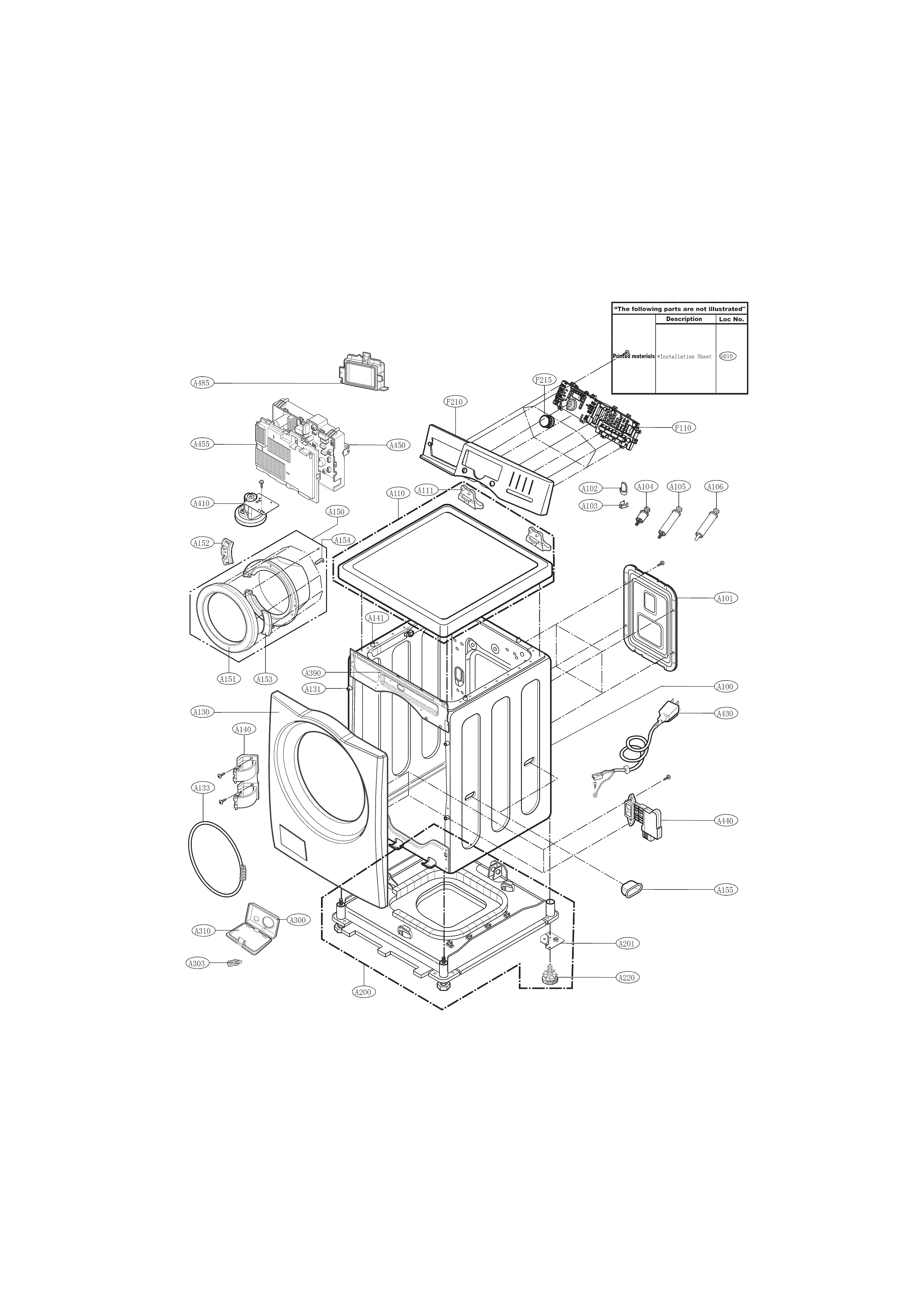 Control panel parts