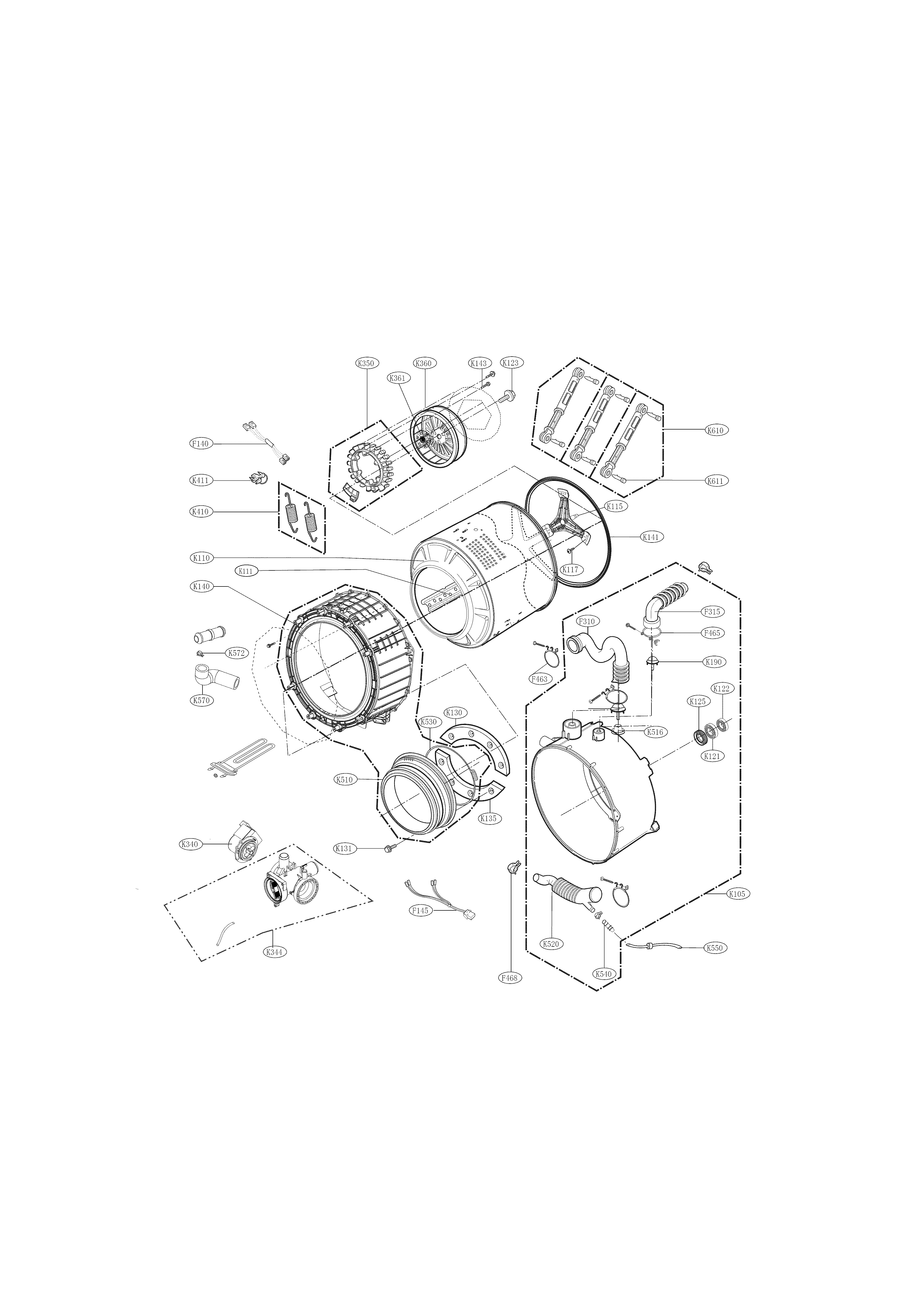 DRUM AND TUB PARTS