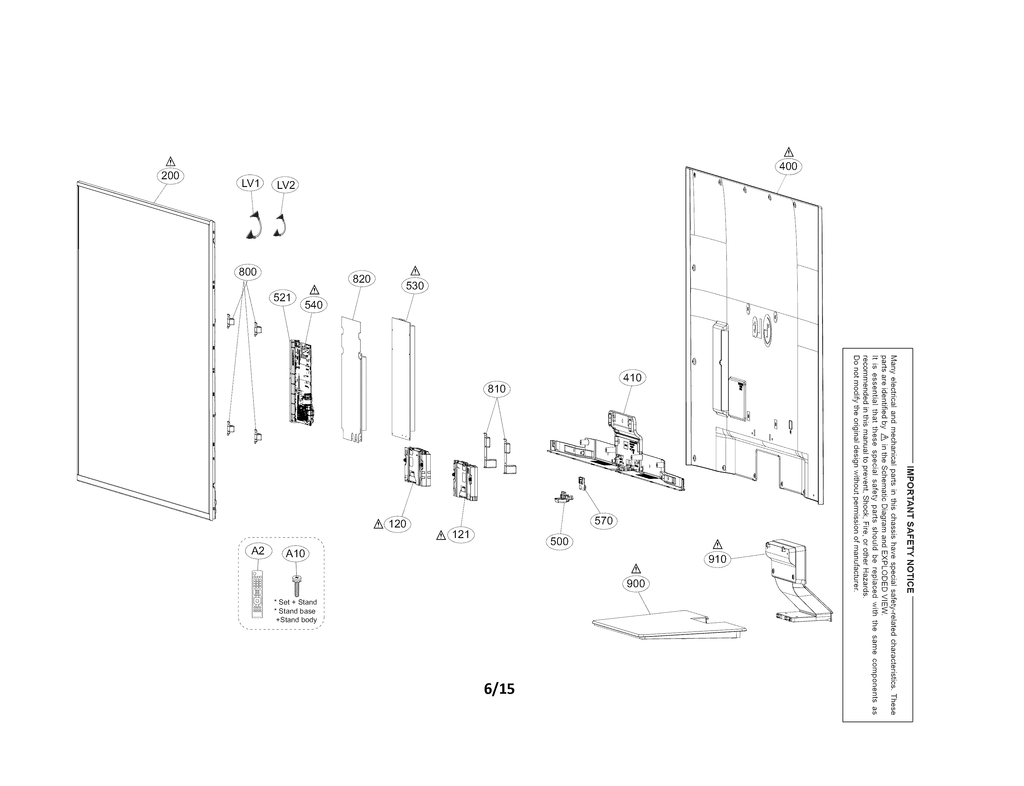Exploded view parts