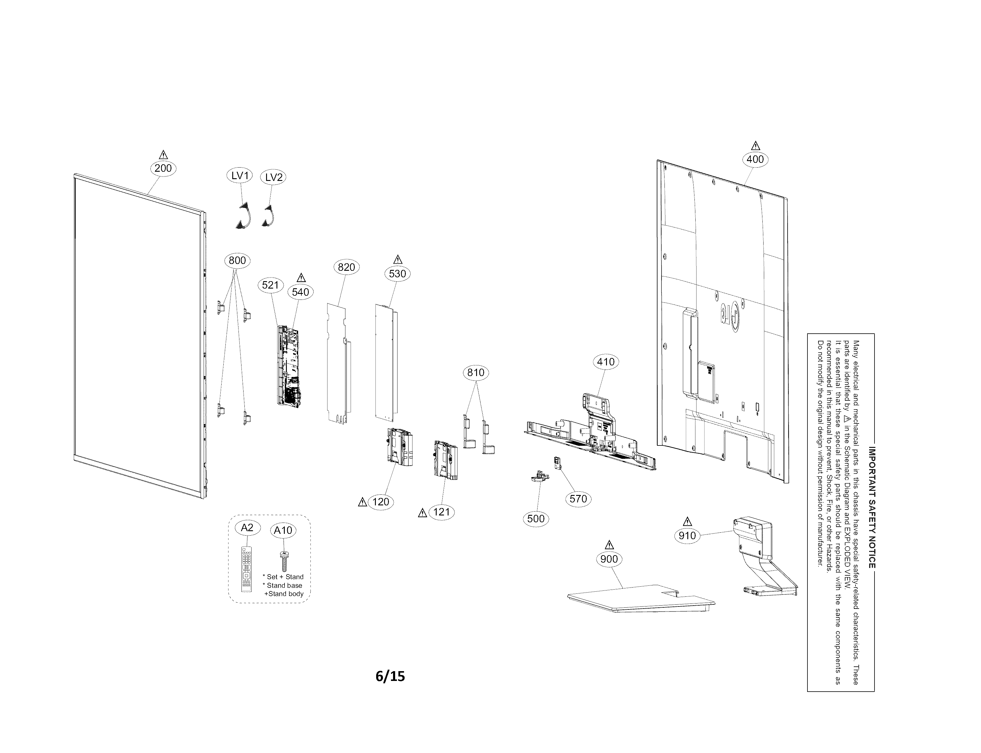 Exploded view parts