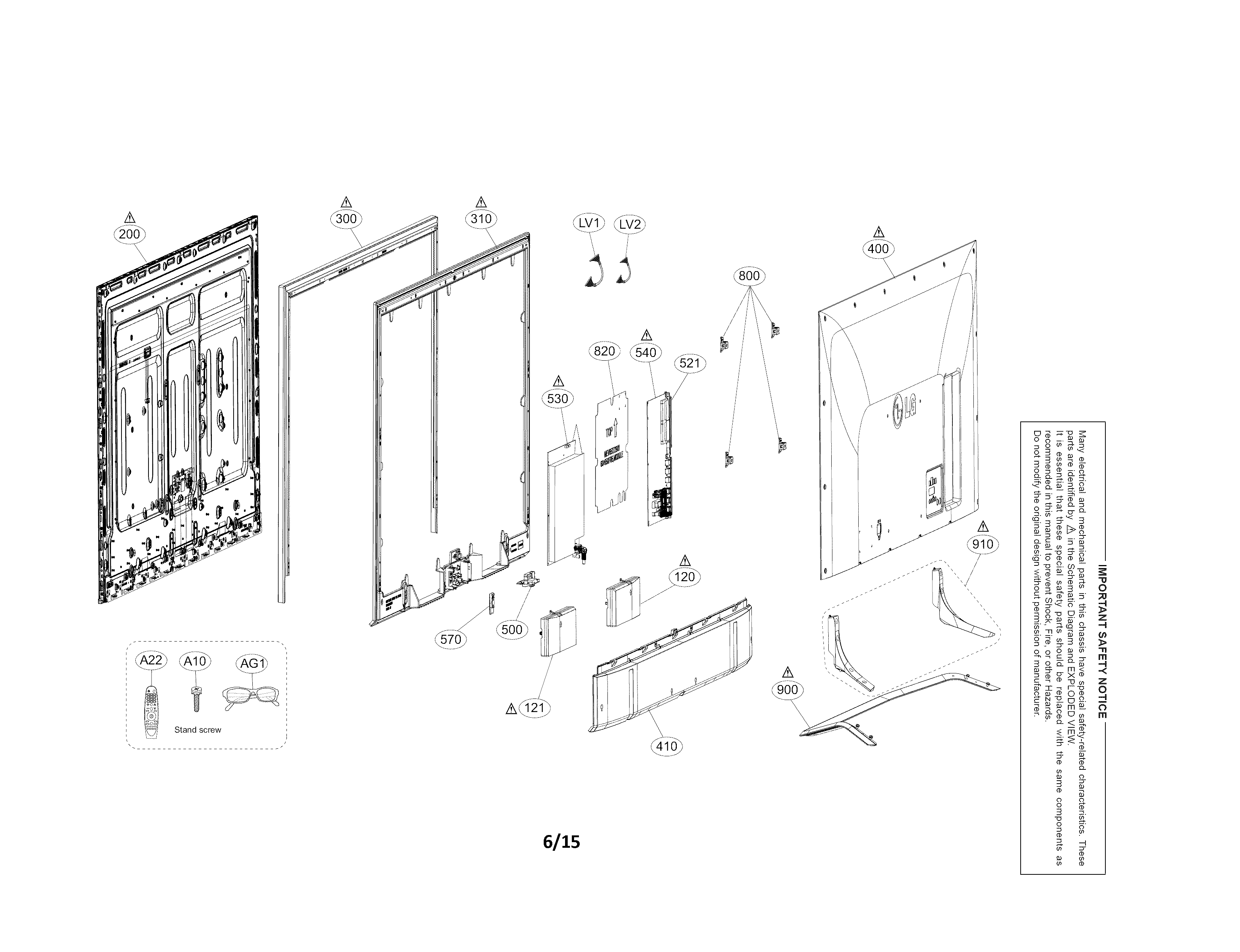 Exploded view parts