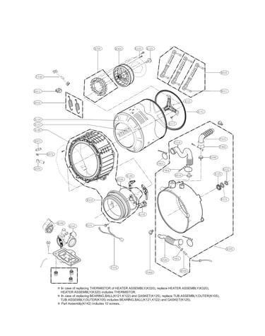 Drum and tub parts