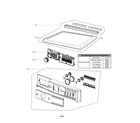 Kenmore 79681582410 control panel parts diagram