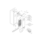 Kenmore Elite 79551374011 freezer compartment parts diagram