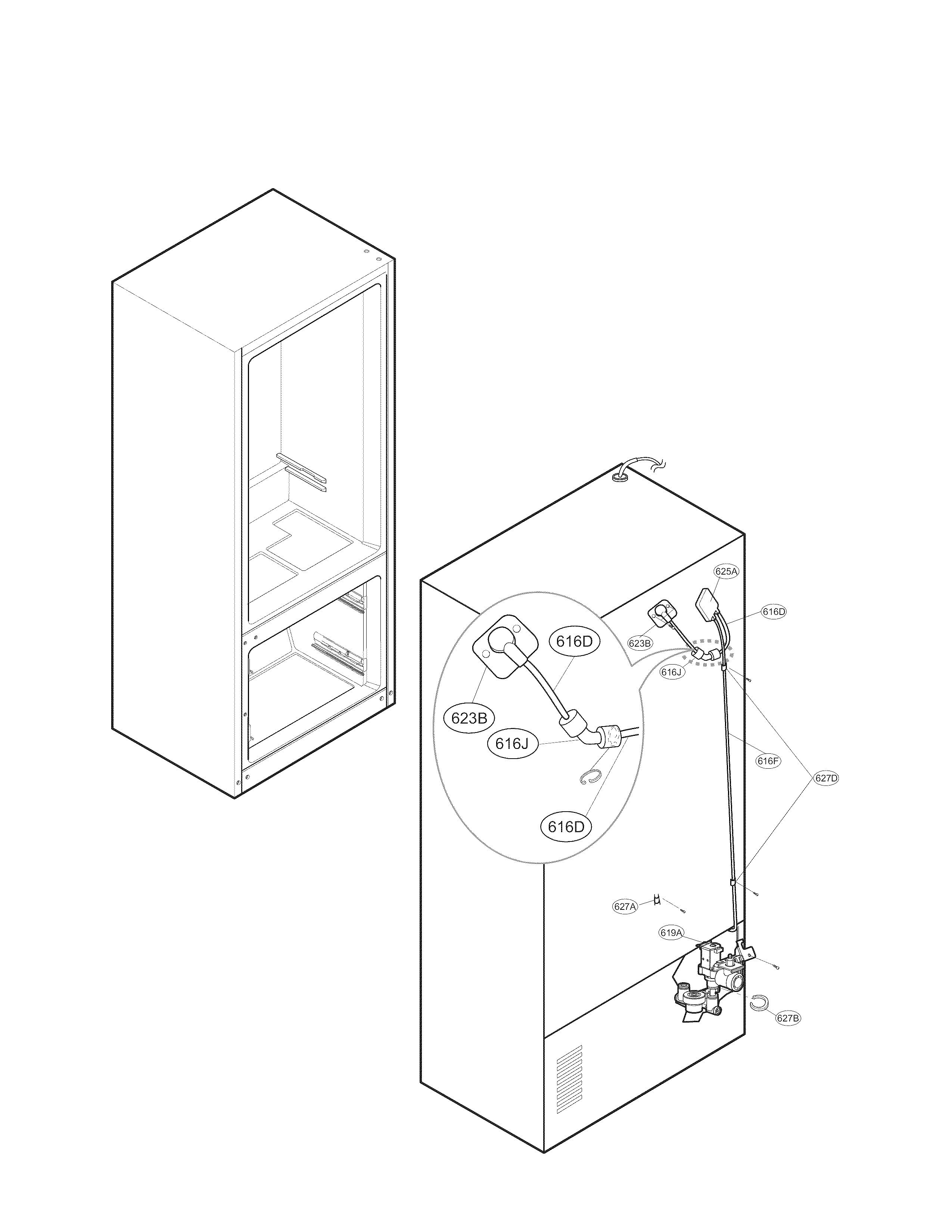 Valve and water parts
