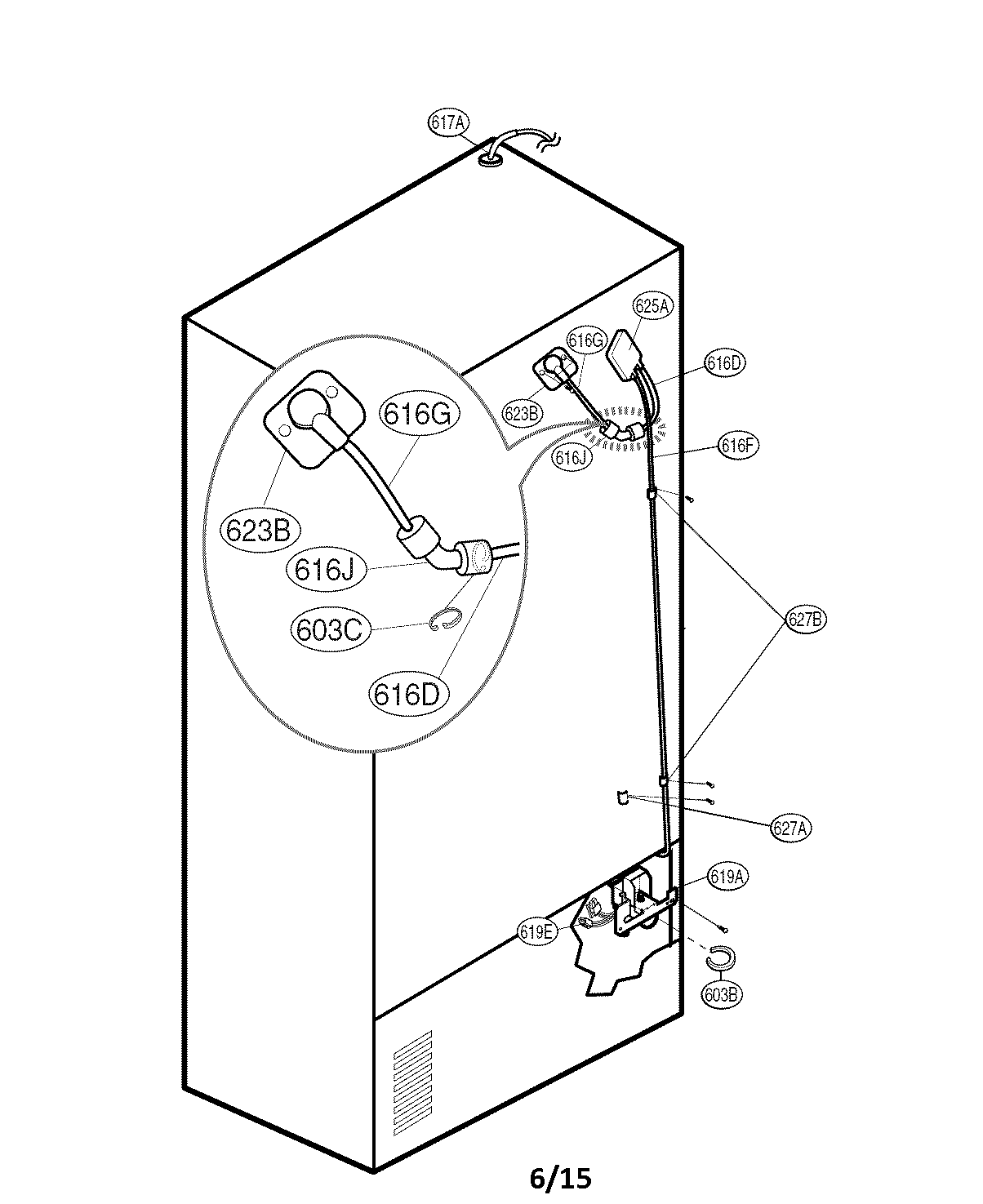 Valve and water parts