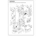 Kenmore Elite 79571083015 case parts diagram