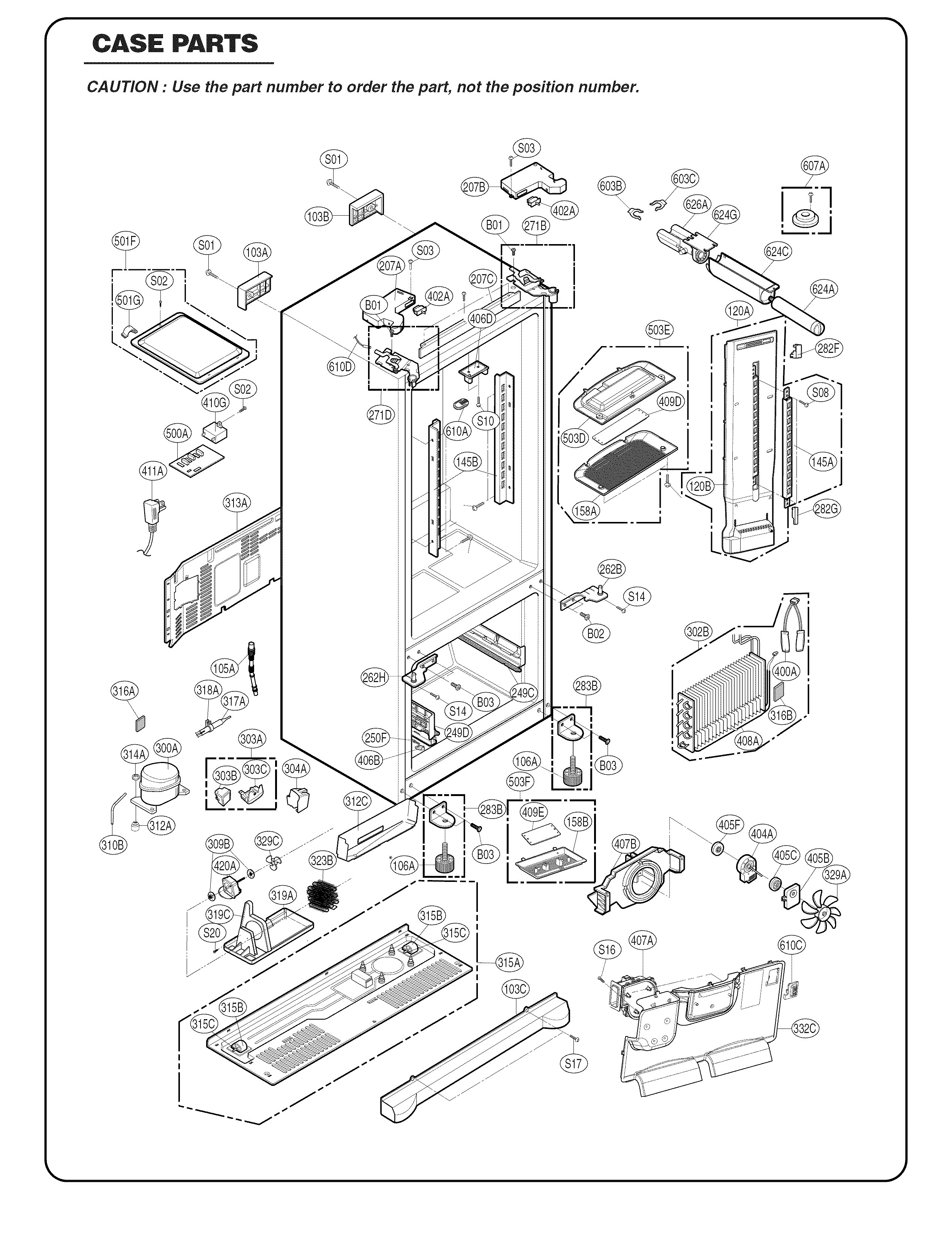 Case parts