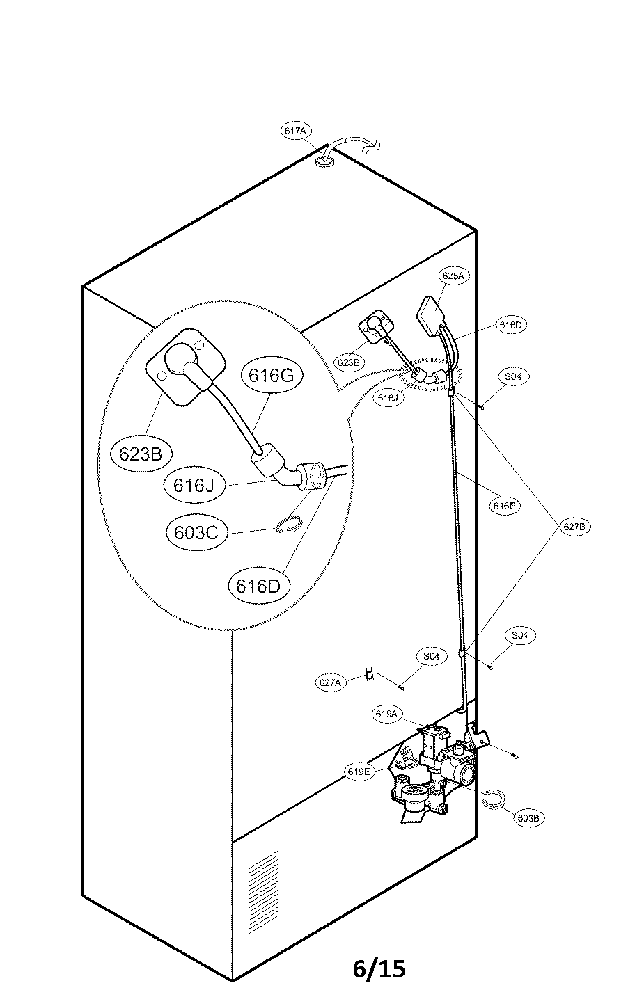 Valve and water parts