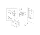 Kenmore Elite 79571054014 dispenser parts diagram