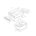 Kenmore Elite 79571059014 freezer parts diagram