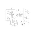 Kenmore Elite 79571059014 dispenser parts diagram