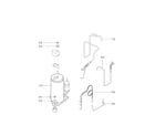 Kenmore 58075251800 compressor parts diagram