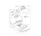 Kenmore Elite 79691728000 panel and drawer parts diagram