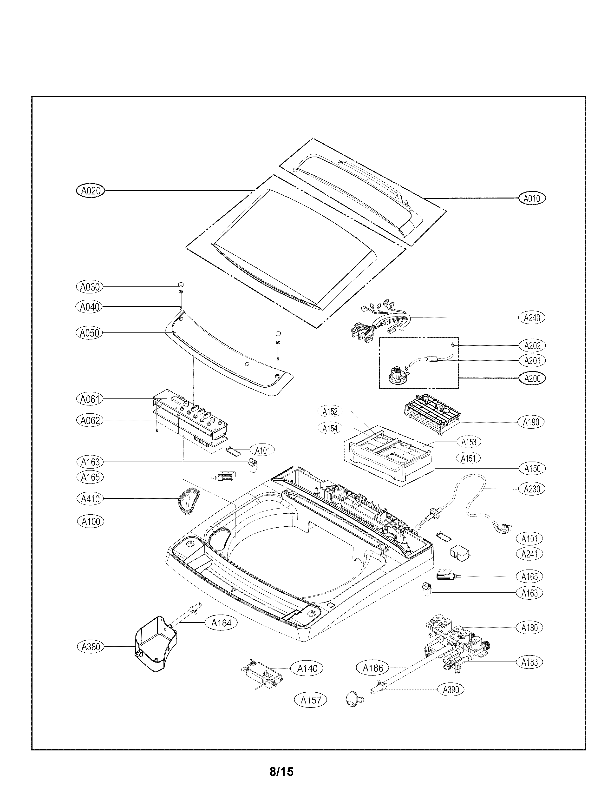 Top cover parts