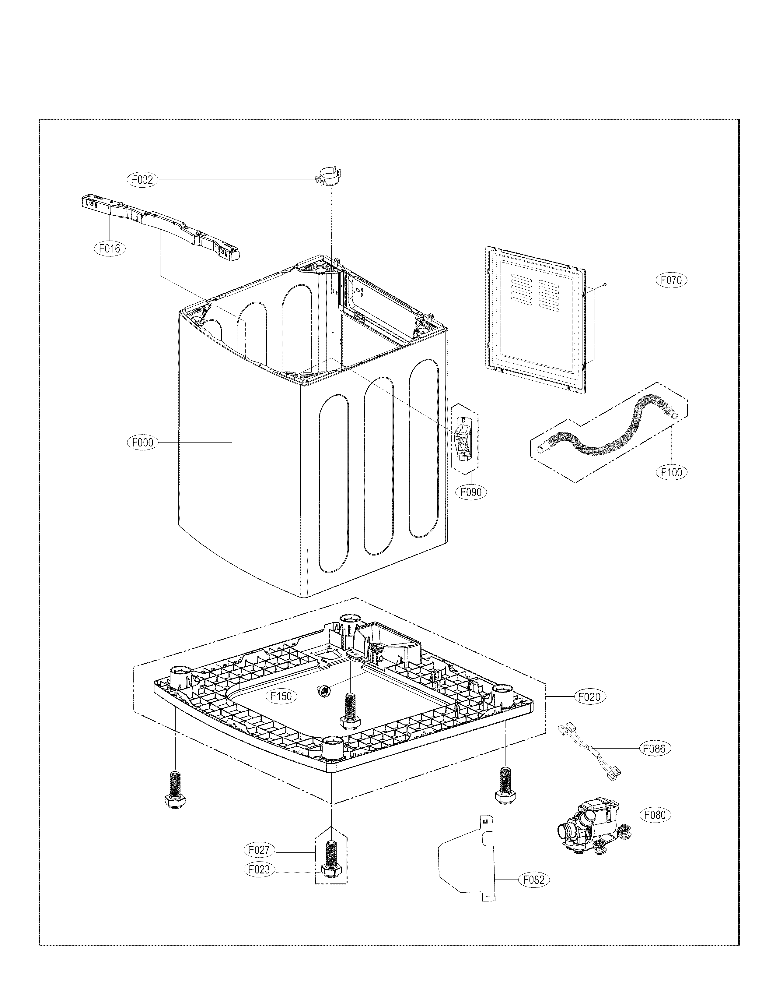 OUTER CASE PARTS