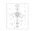 Kenmore Elite 79631423410 tub assembly diagram