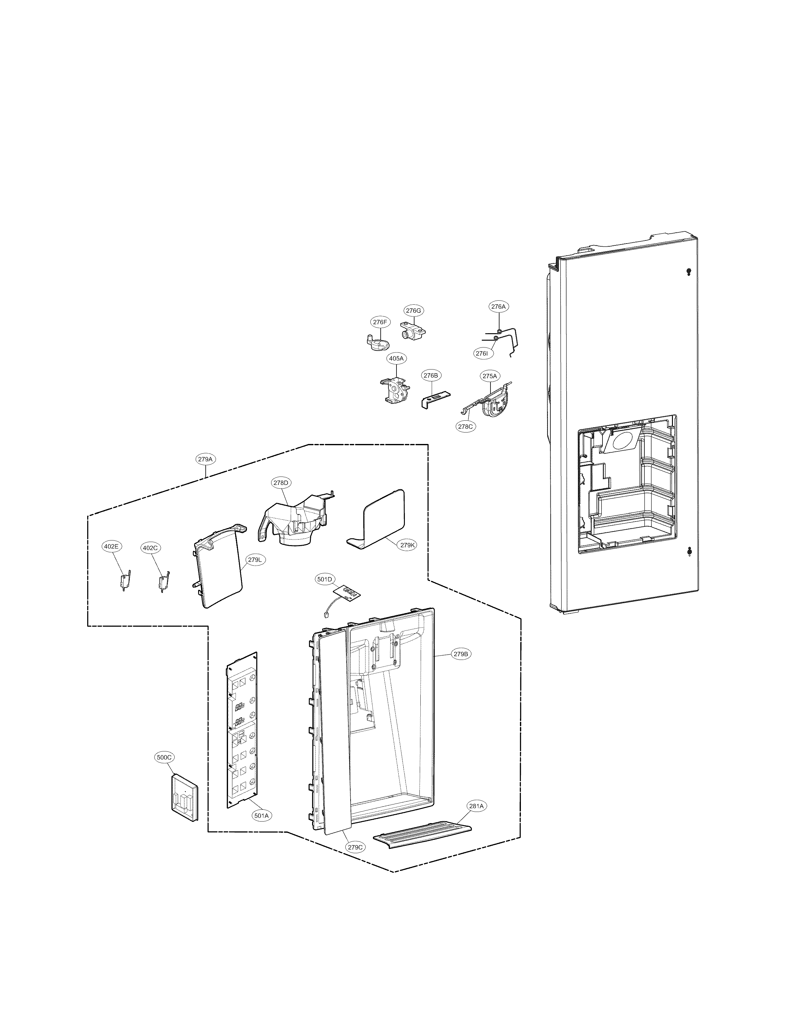 DISPENSER PARTS