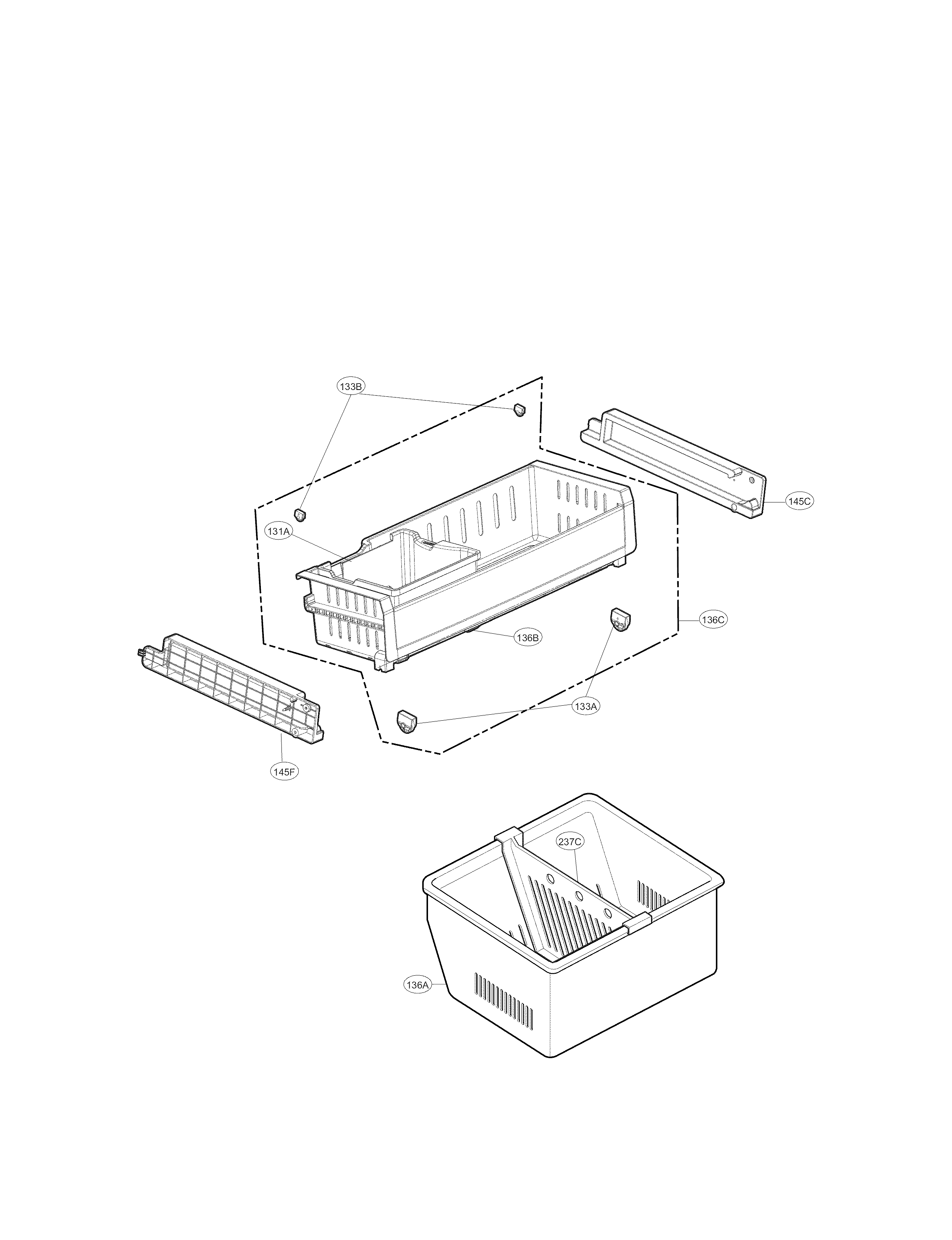 Freezer parts