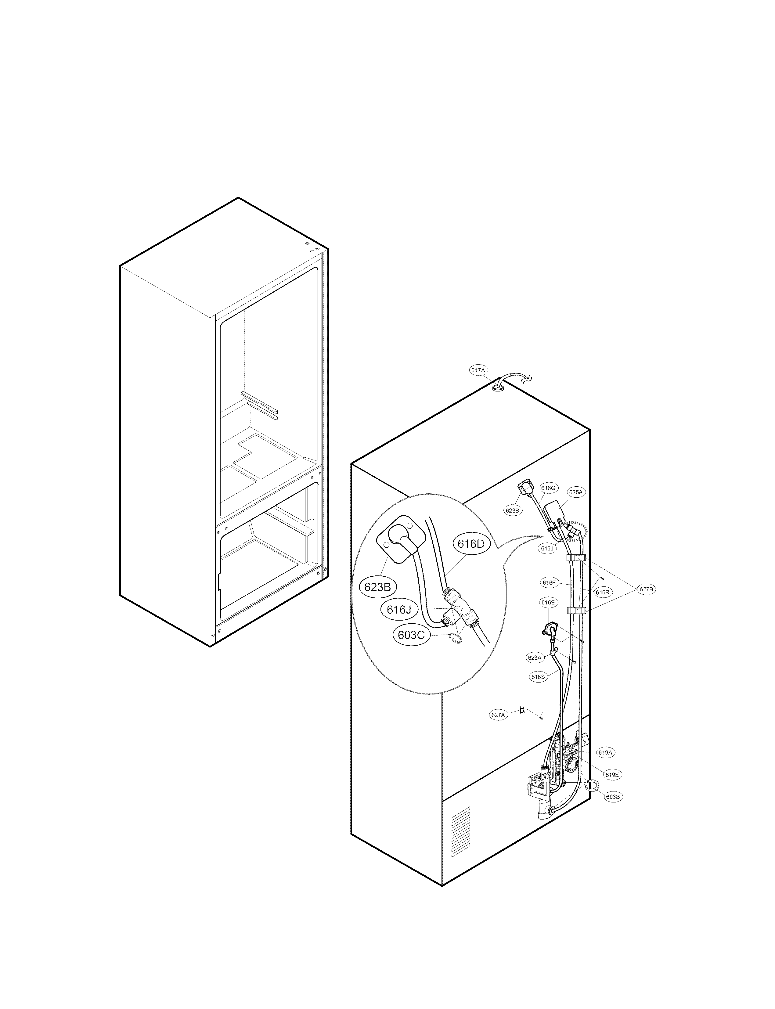 Valve and water parts