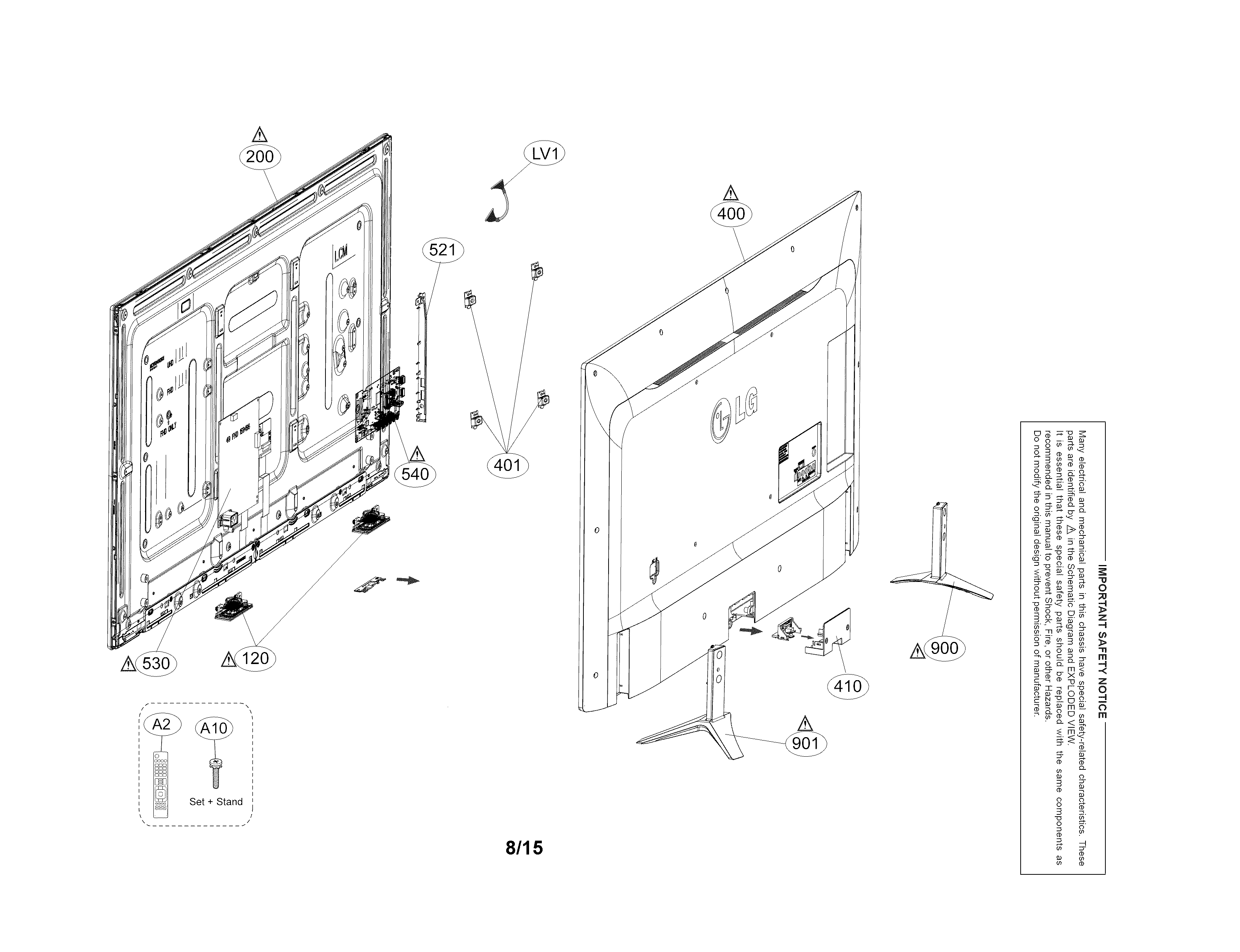 Exploded view part
