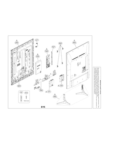 Exploded view parts