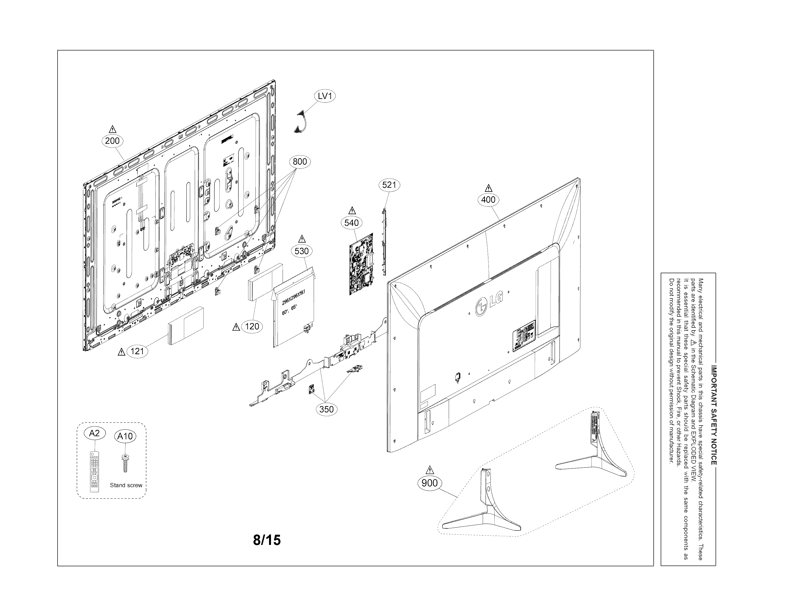 Exploded view parts
