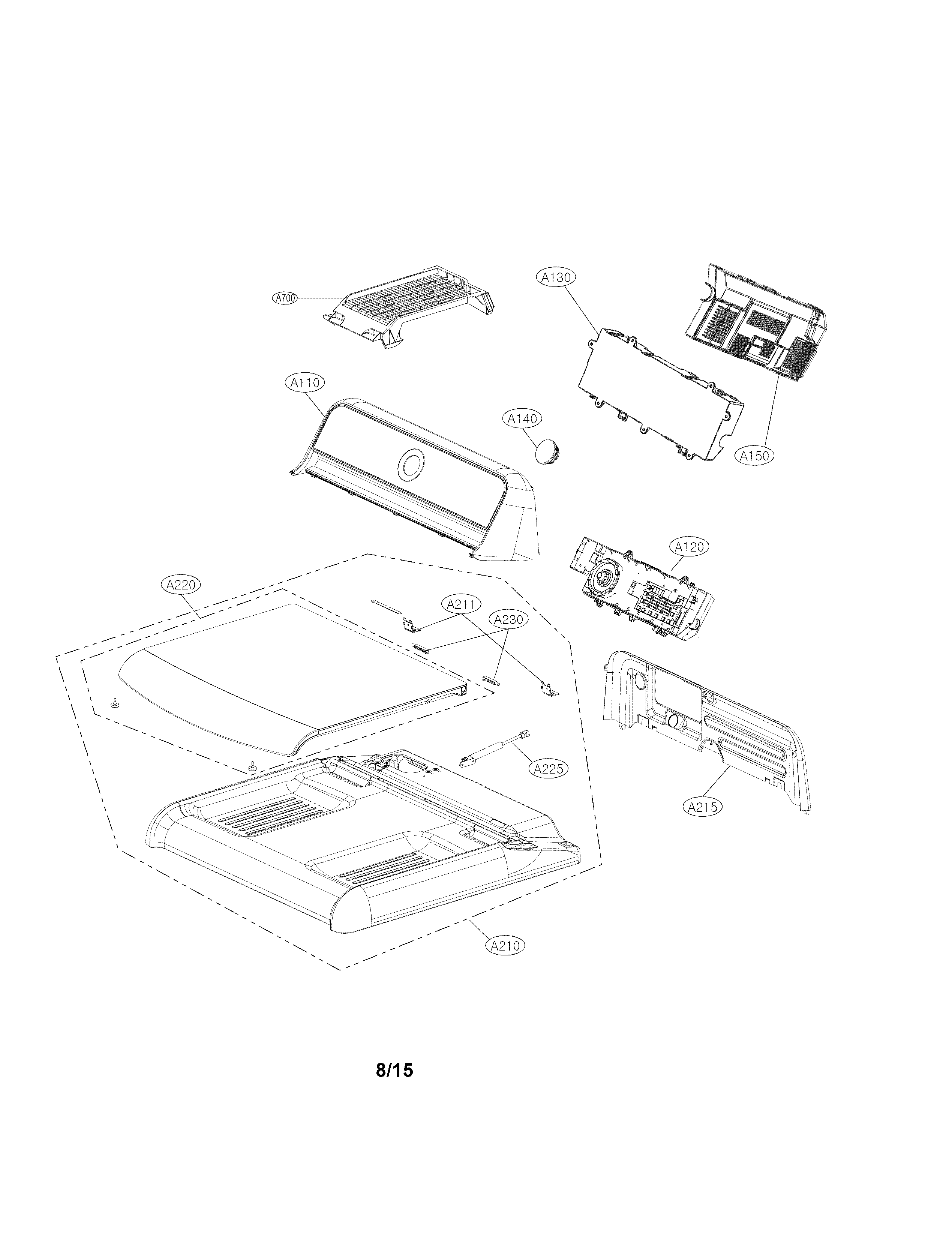Control panel parts