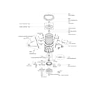LG WT7700HVA/00 tub assembly parts diagram