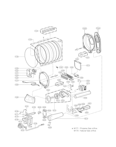 Drum and motor parts