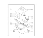 LG WT1501CW/00 control panel parts diagram