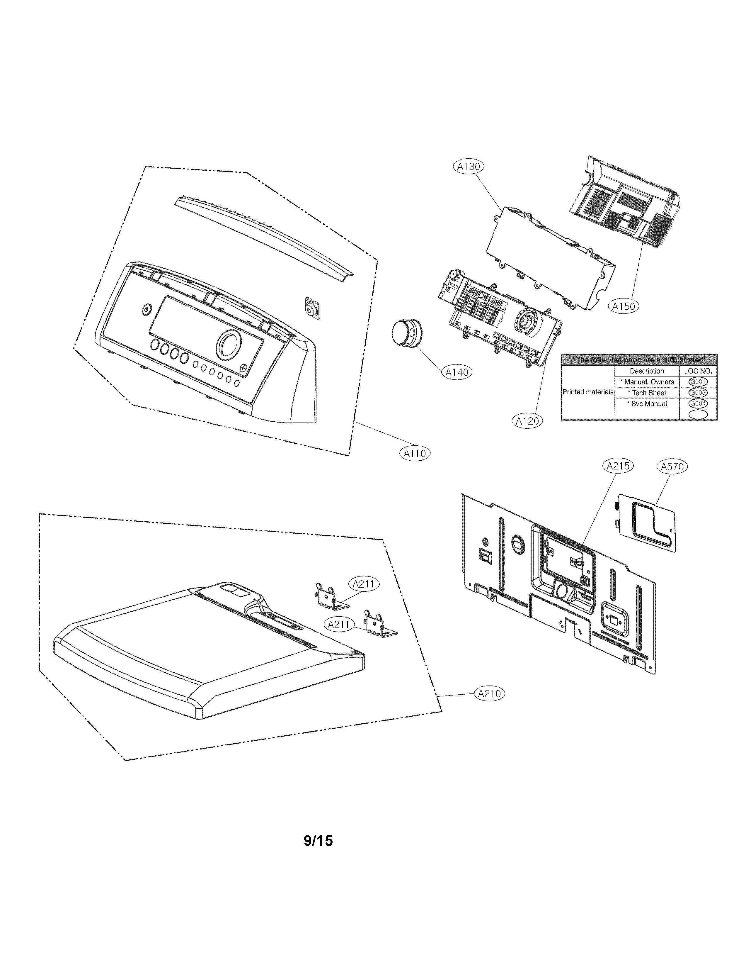 Control panel parts