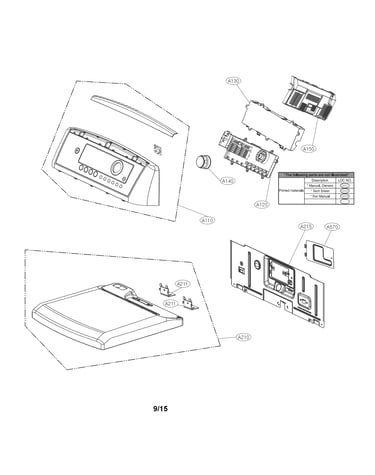 Control panel parts