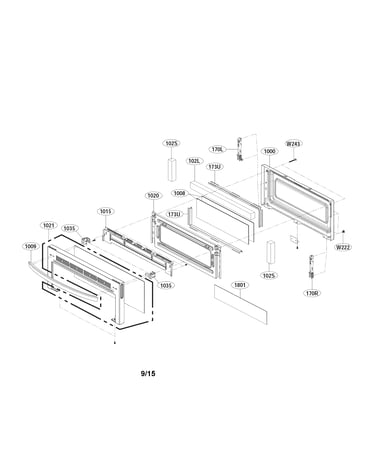 Upper door parts