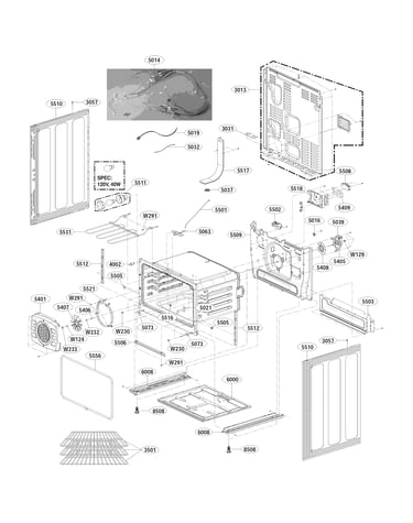 Lower cavity parts