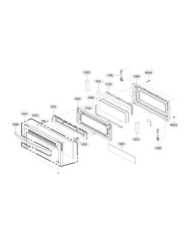 Lower door parts