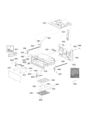 Lower cavity parts