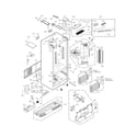 Kenmore Elite 79574022411 case parts diagram
