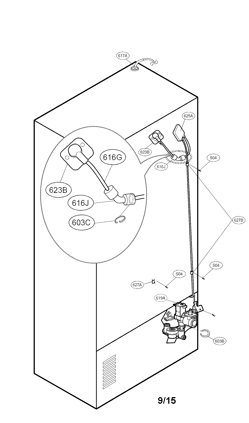 Valve and water parts