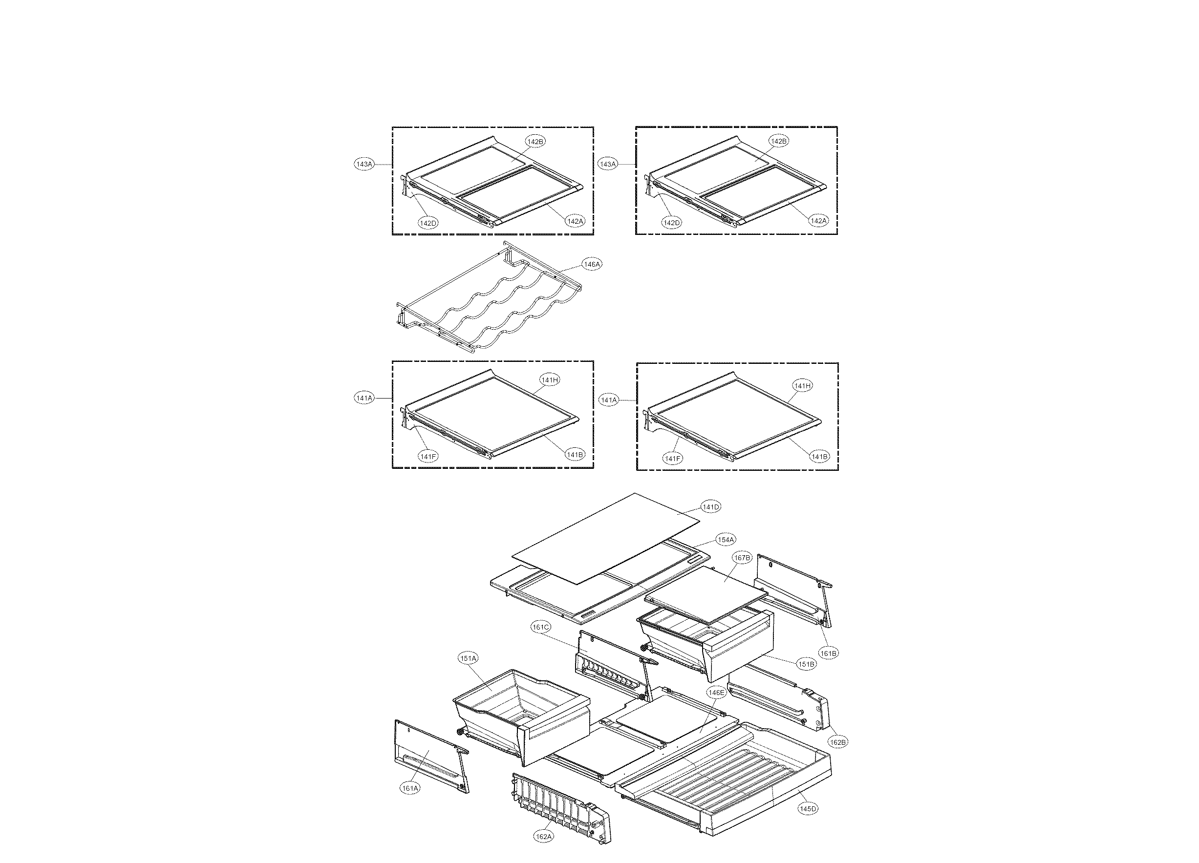 Refrigerator parts