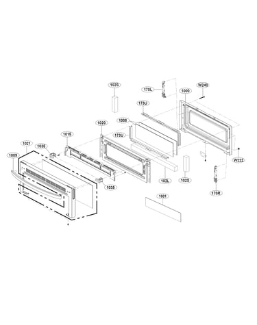 Upper door parts