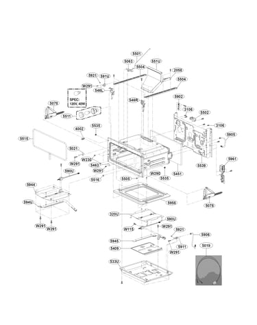 Upper cavity parts