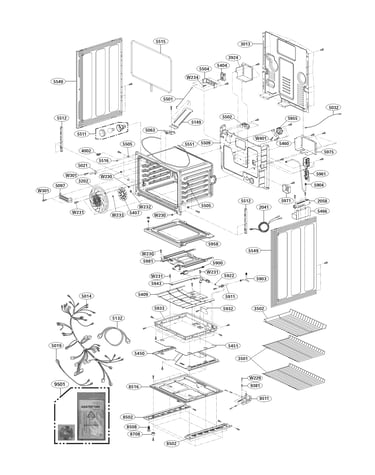 Lower cavity parts