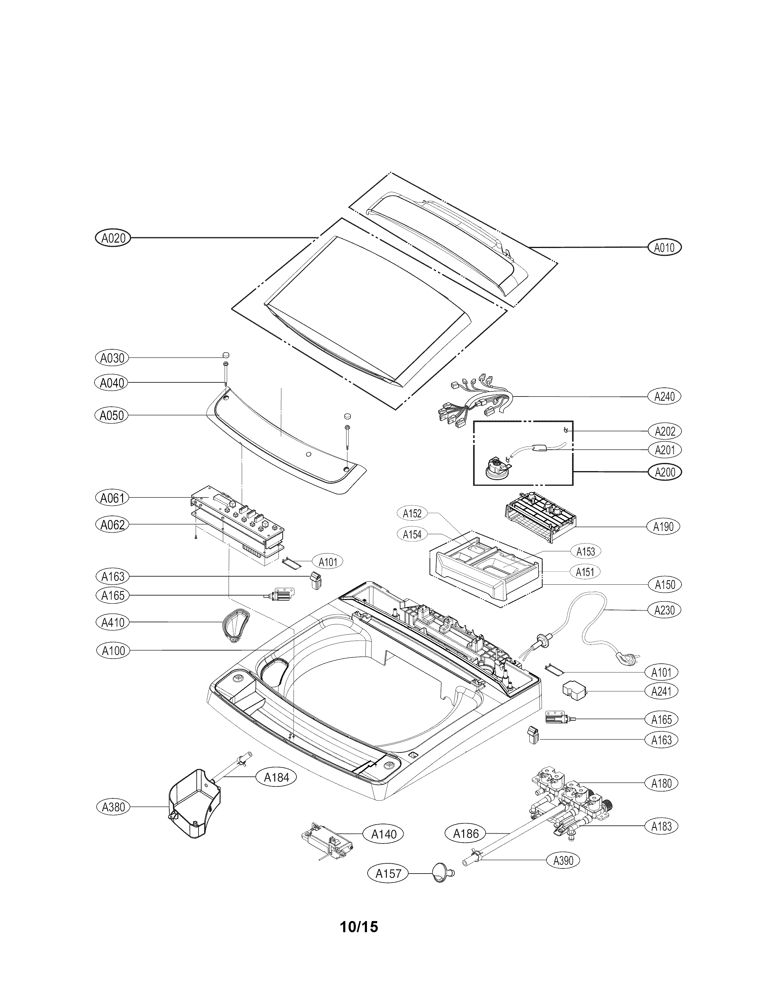 Outer case parts
