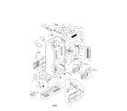 LG LFXS30766S/03 case parts diagram